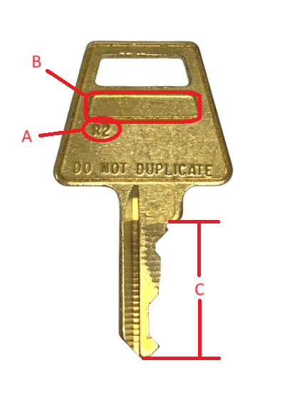 Replacement Key – Custom Cut