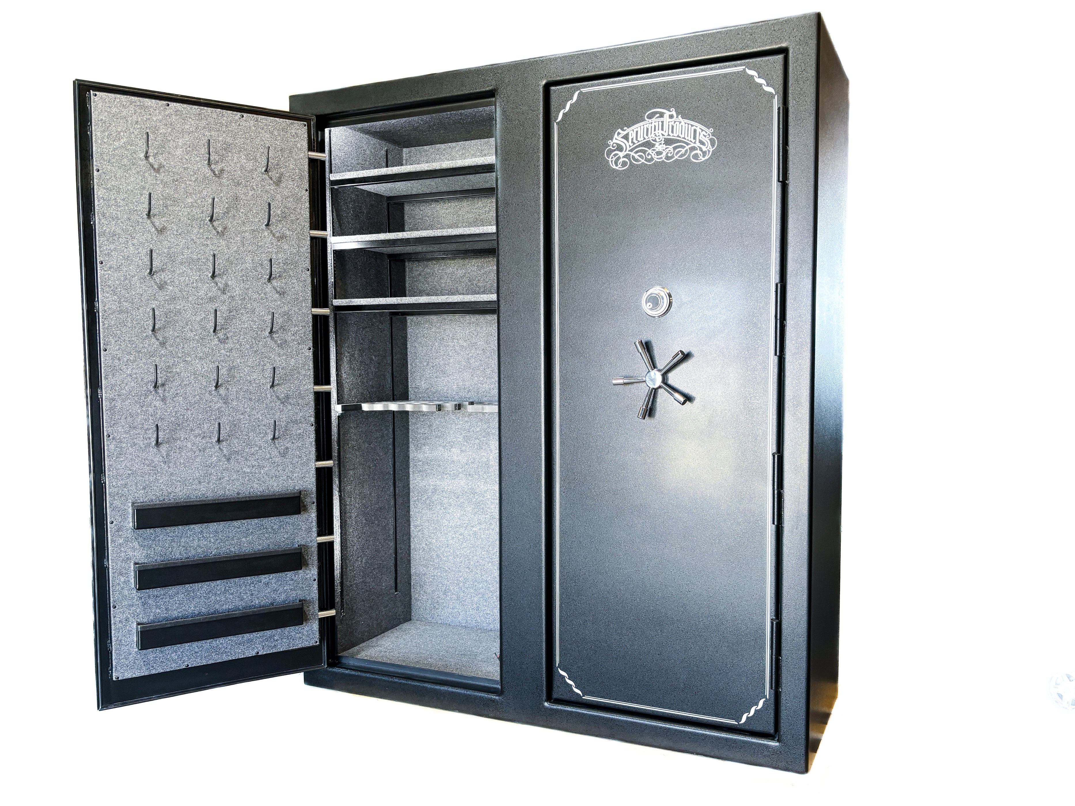 Saloon Double Door Gun Safe - Holds 46 – 93 Long Guns — Brazos Safe & Vault